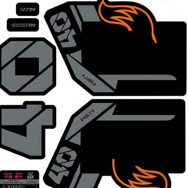 Fox40 Fork Stickers Waterproof Decals