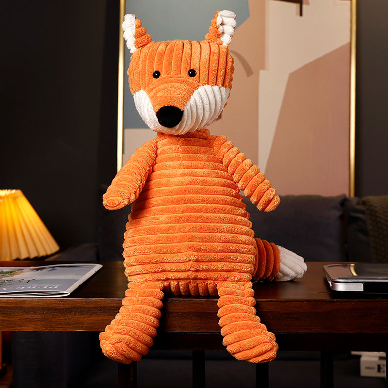 Fox Doll Cute Striped Fox Fur Toy