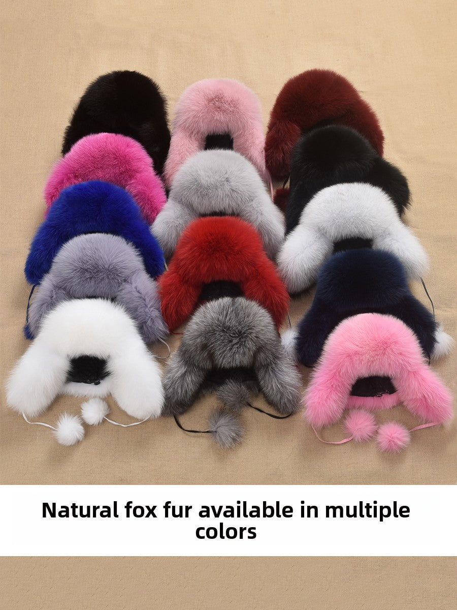 fox fur hat