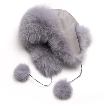 fox fur hat