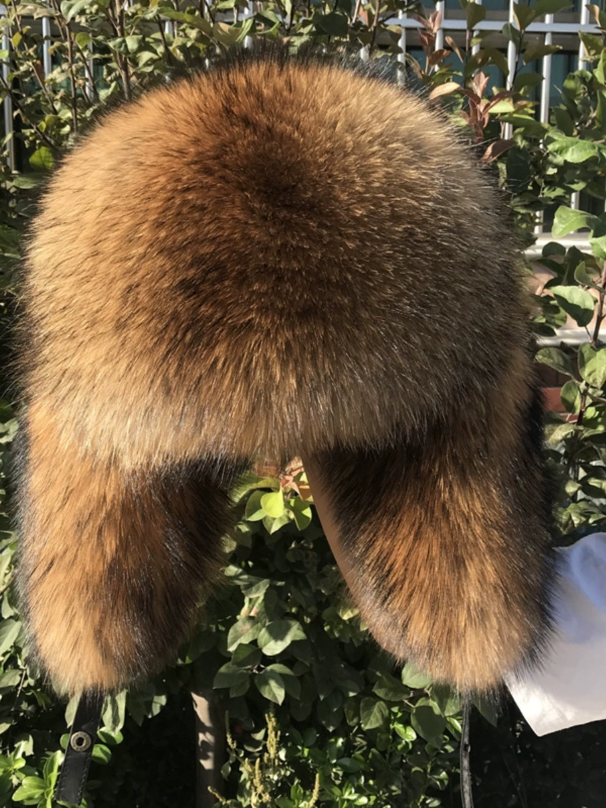 Fox fur hat