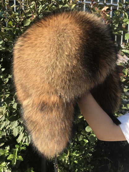 Fox fur hat