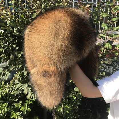Fox fur hat