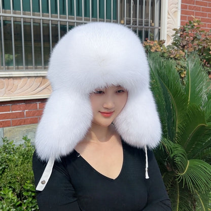 Fox fur hat