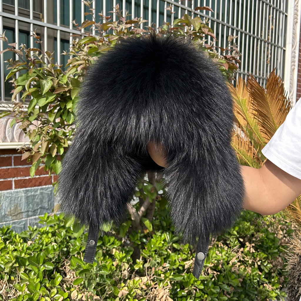 Fox fur hat