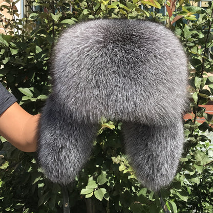 Fox fur hat