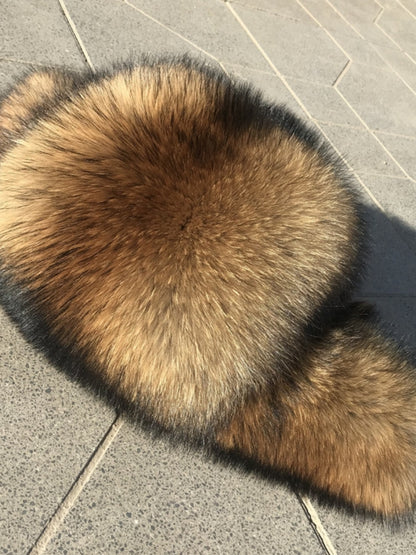 Fox fur hat