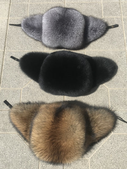 Fox fur hat