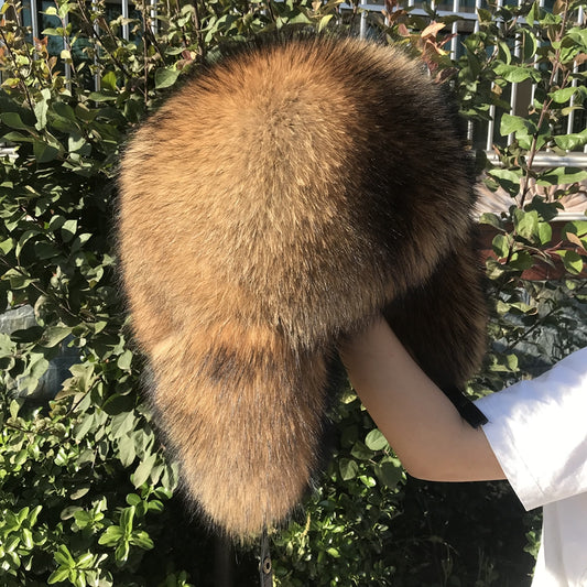 Fox fur hat