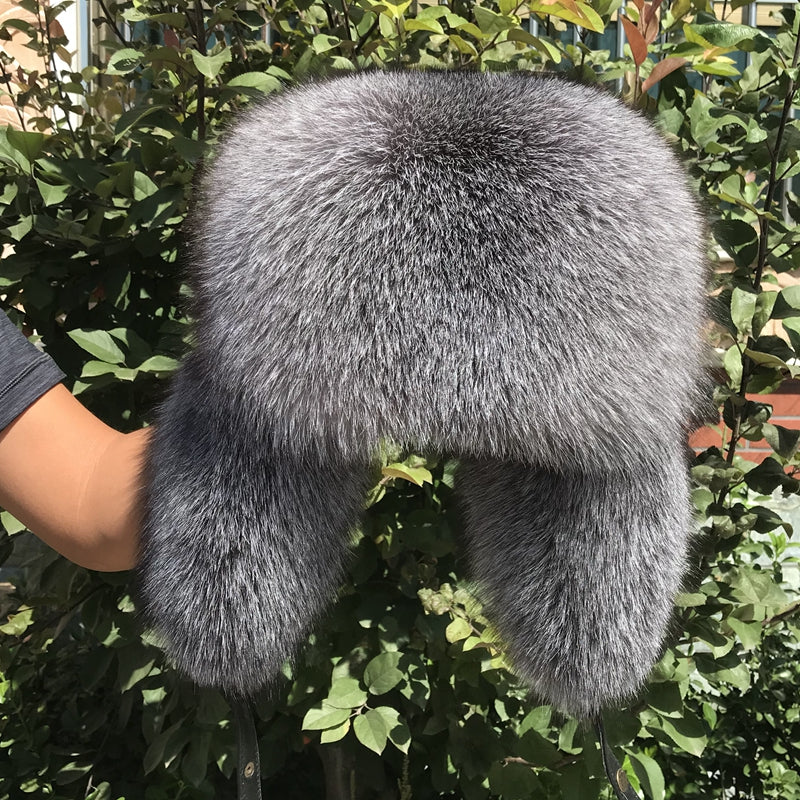Fox fur hat