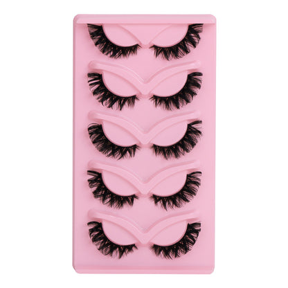 Fox Style False Eyelashes with Glue
