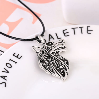 Fox Wolf Pendant Necklace