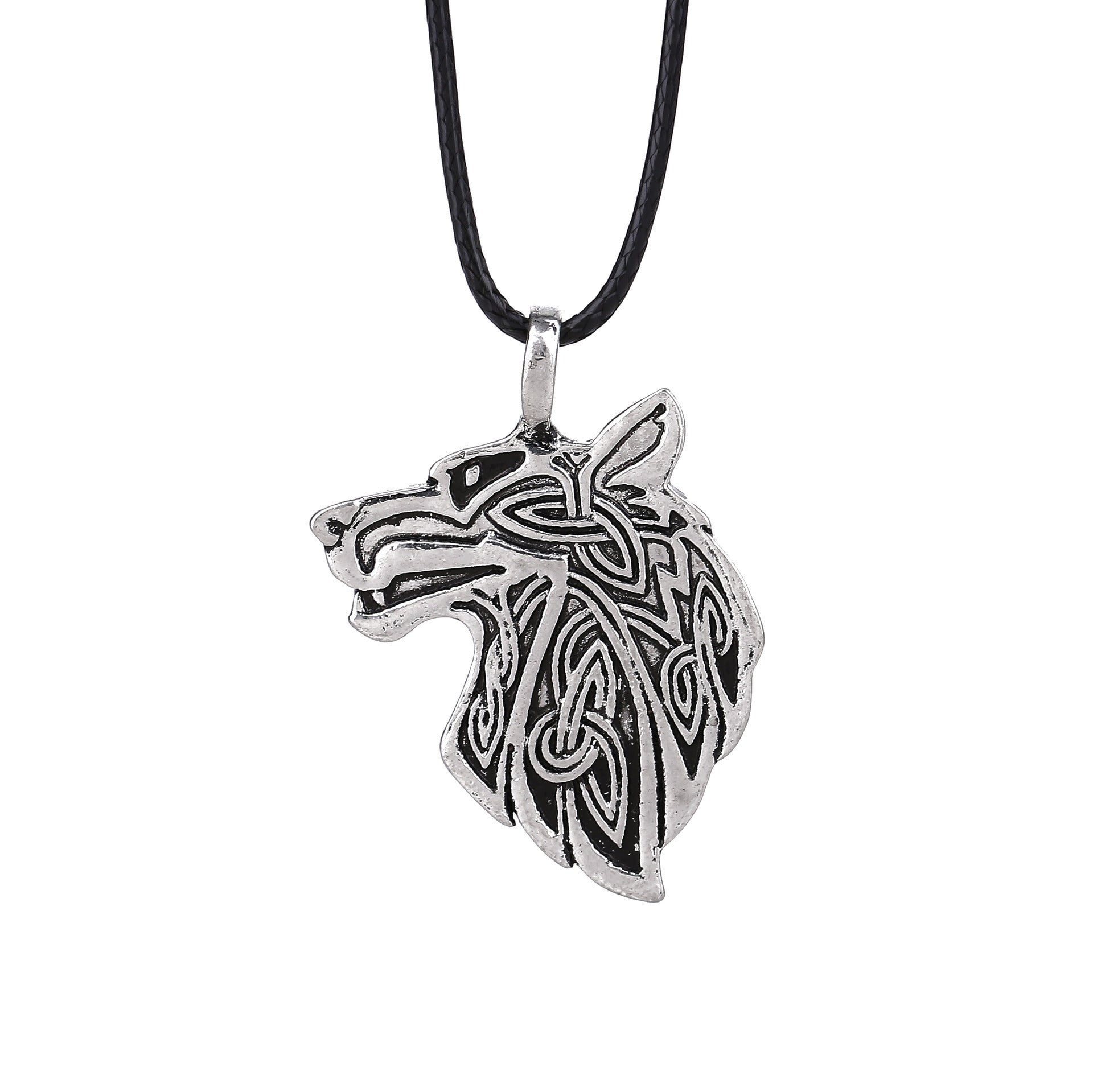 Fox Wolf Pendant Necklace