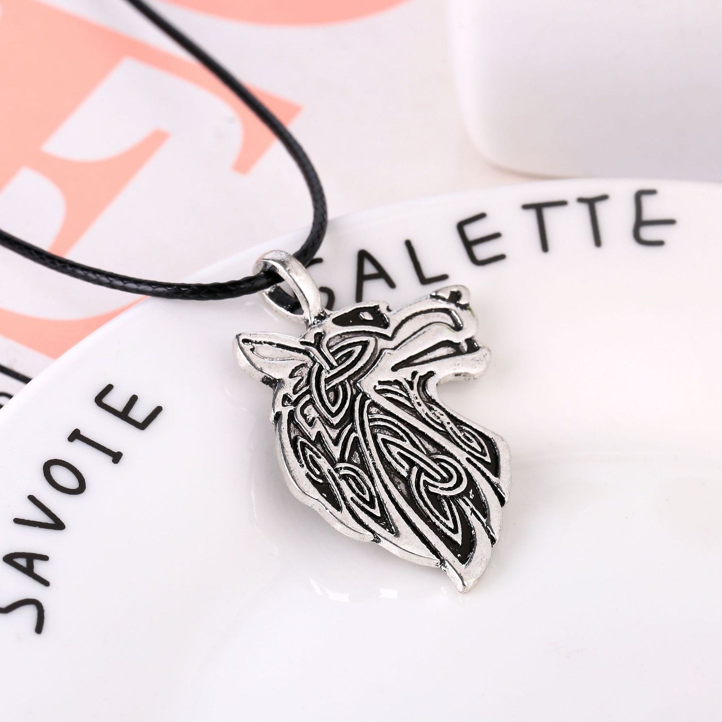 Fox Wolf Pendant Necklace