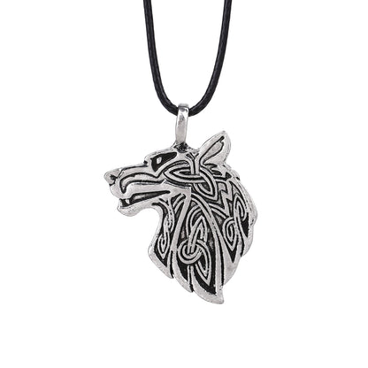 Fox Wolf Pendant Necklace
