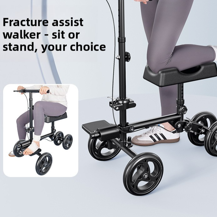 Fracture Walker Rehabilitation Walking Aid Crutches Ankle Injury Walking Artifact Scooter