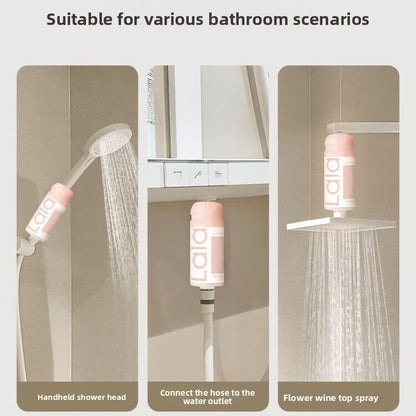 Fragrance Infusing Shower Water Filter with Pressure Boost