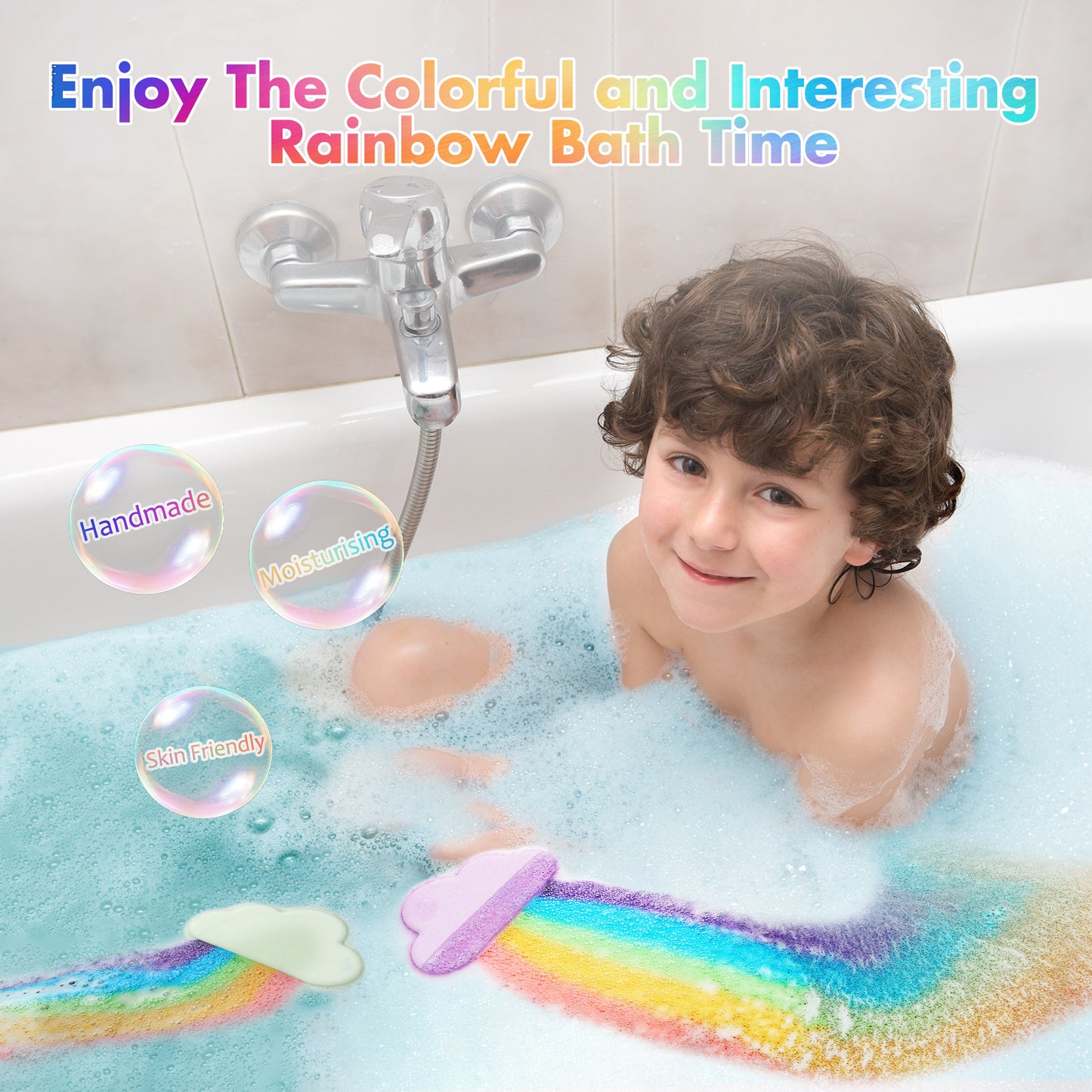Fragrance Rainbow Bubble Bath Ball