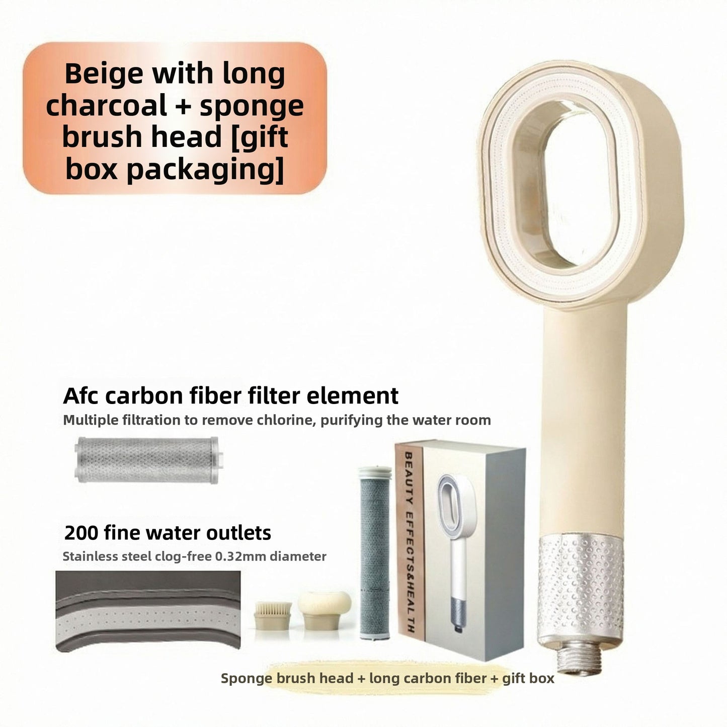 Fragrance Shower Head with Carbon Filter