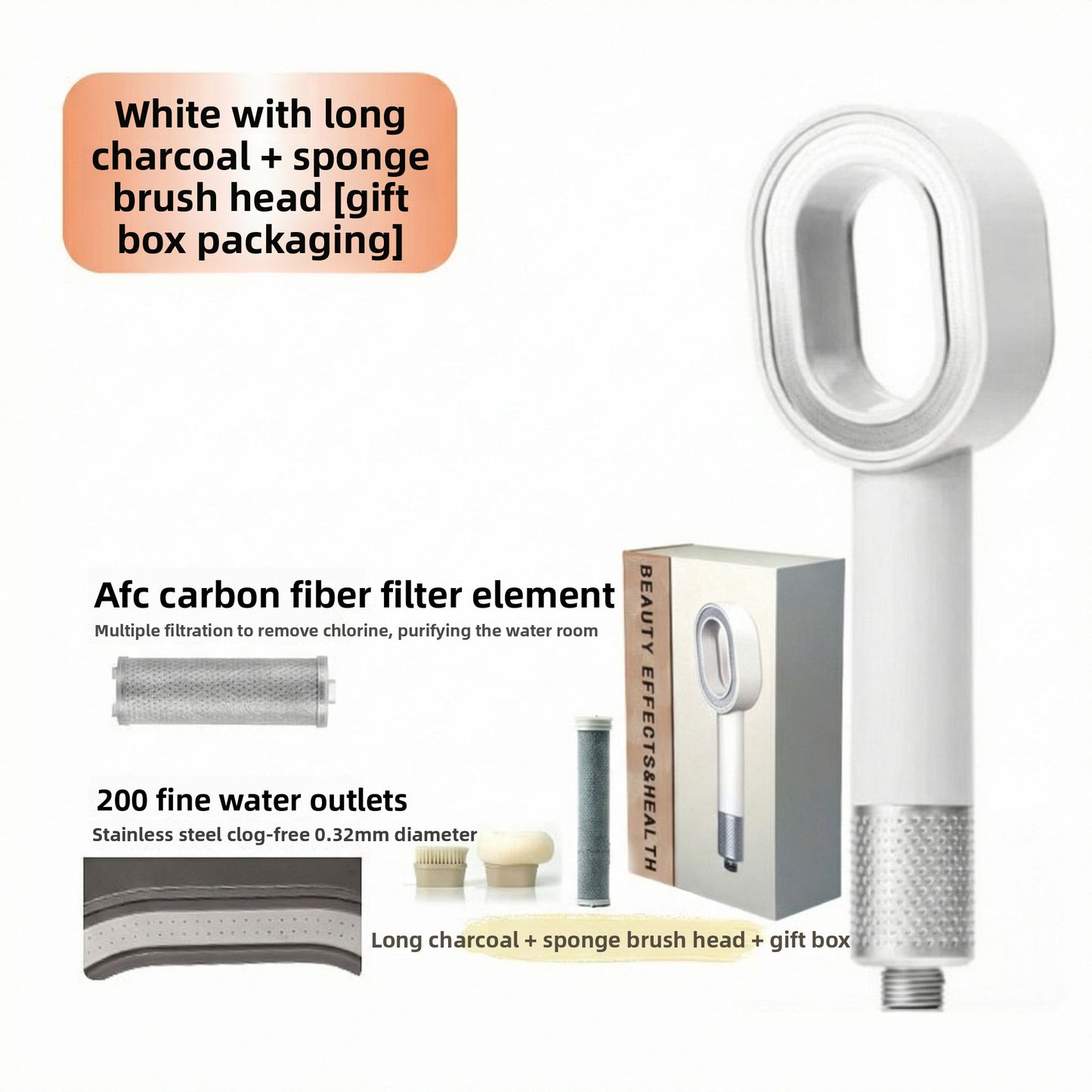 Fragrance Shower Head with Carbon Filter