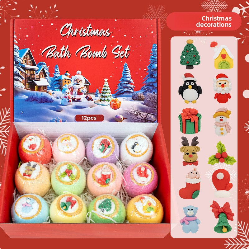 Fragrant Bath Salt Ball Set with Essential Oils
