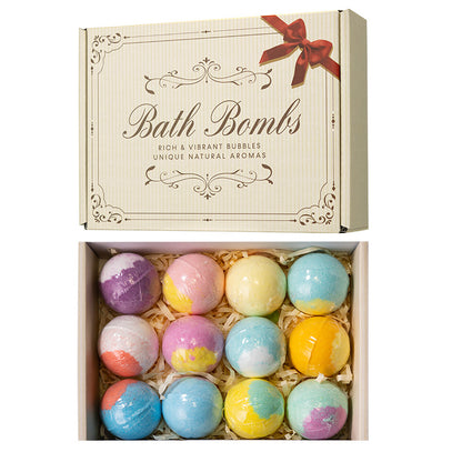 Fragrant Bath Salt Ball Set with Essential Oils