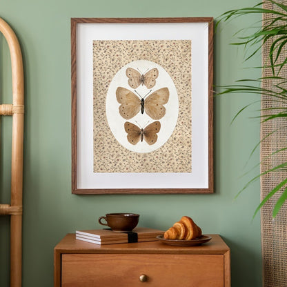 Framed poster