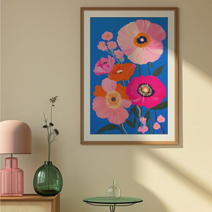 Framed poster