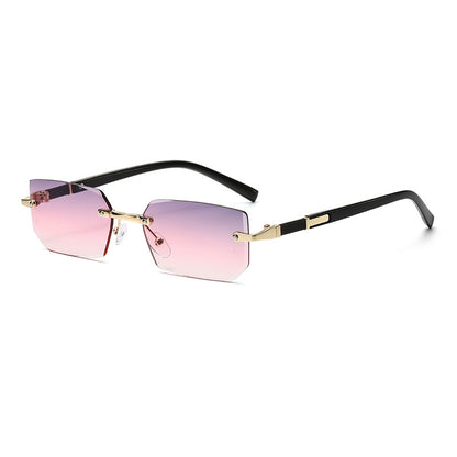Frameless fashionable sunglasses