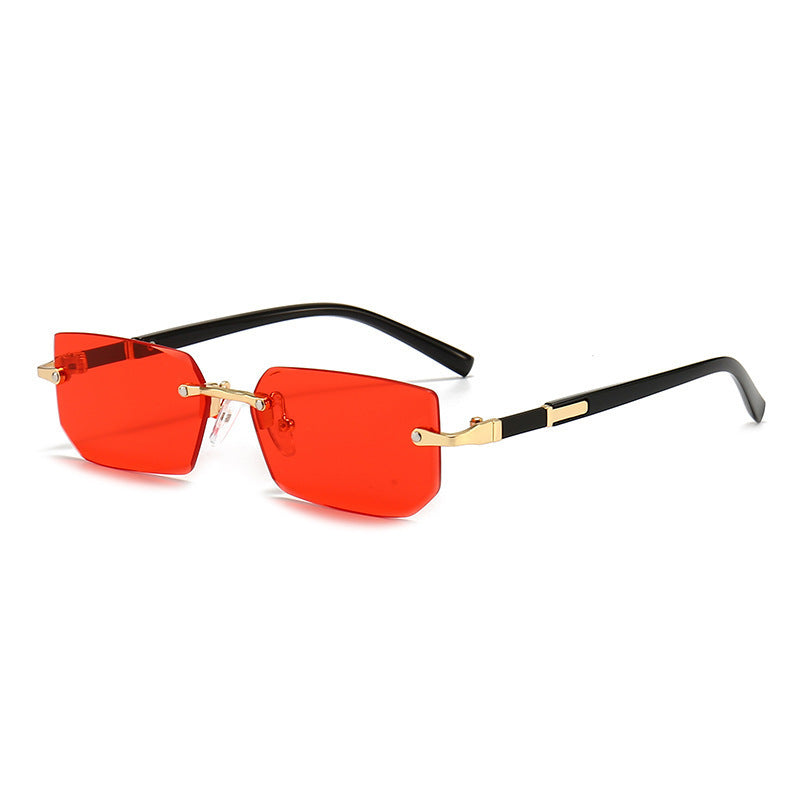 Frameless fashionable sunglasses
