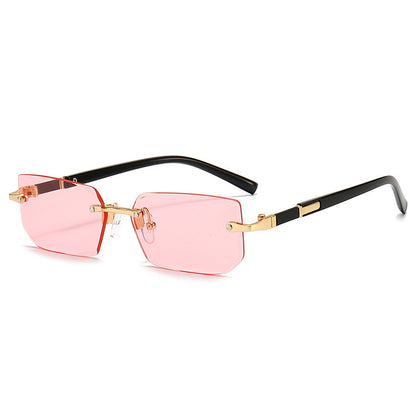 Frameless fashionable sunglasses