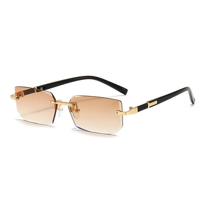 Frameless fashionable sunglasses
