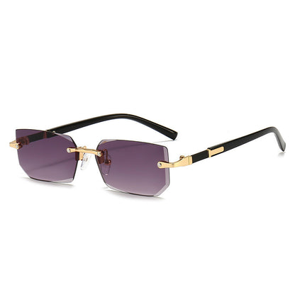 Frameless fashionable sunglasses