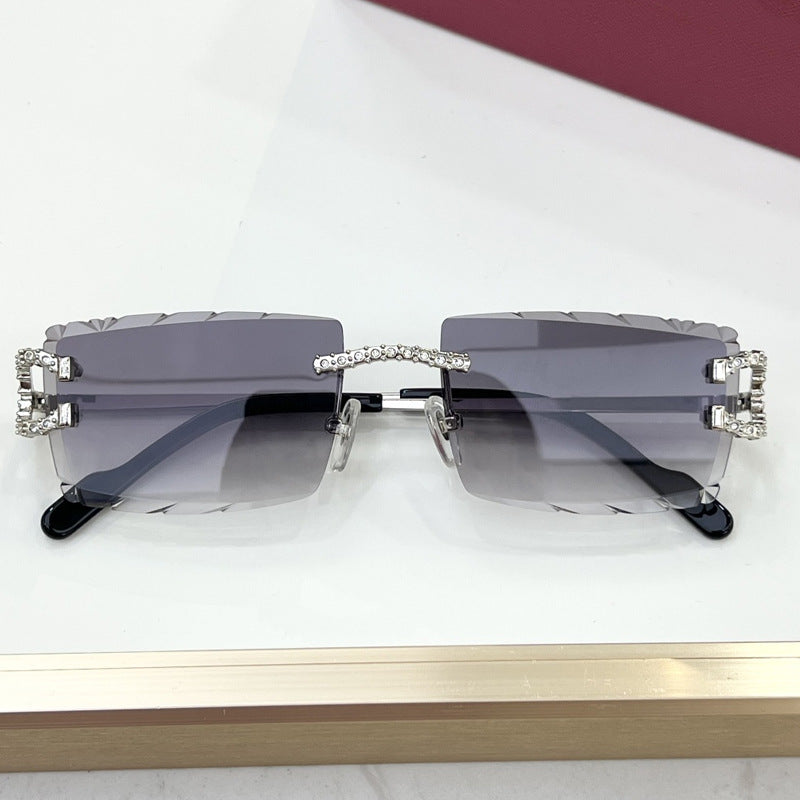 Frameless High-Looking Sunglasses
