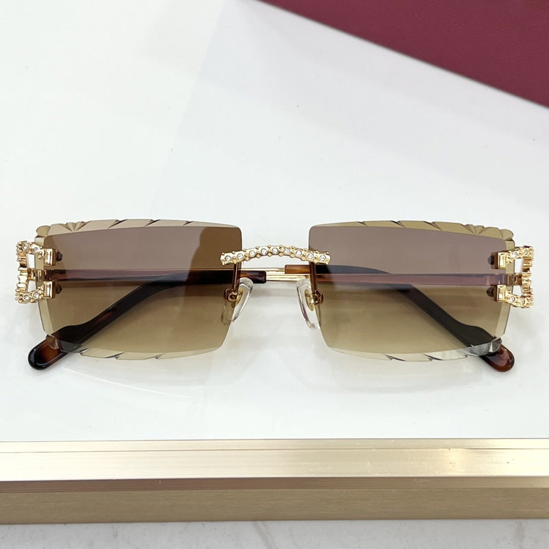 Frameless High-Looking Sunglasses