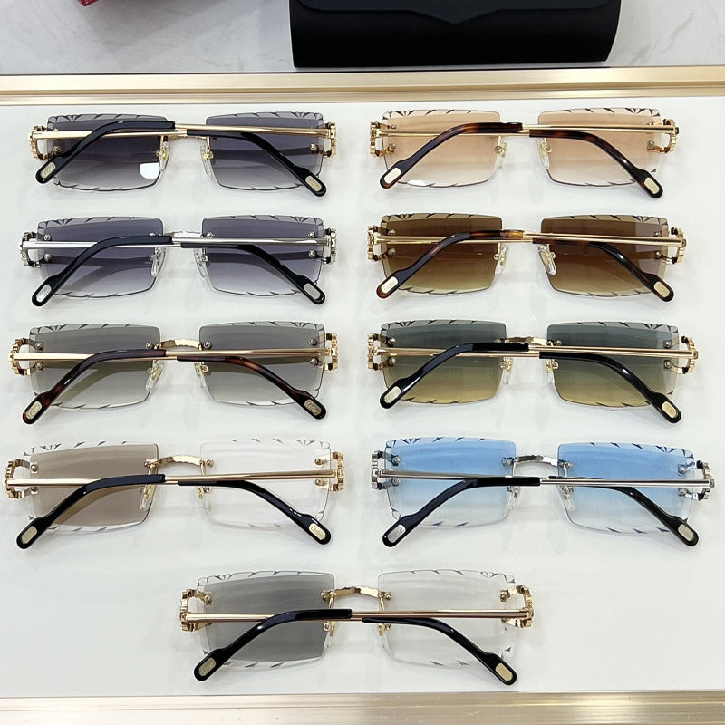 Frameless High-Looking Sunglasses