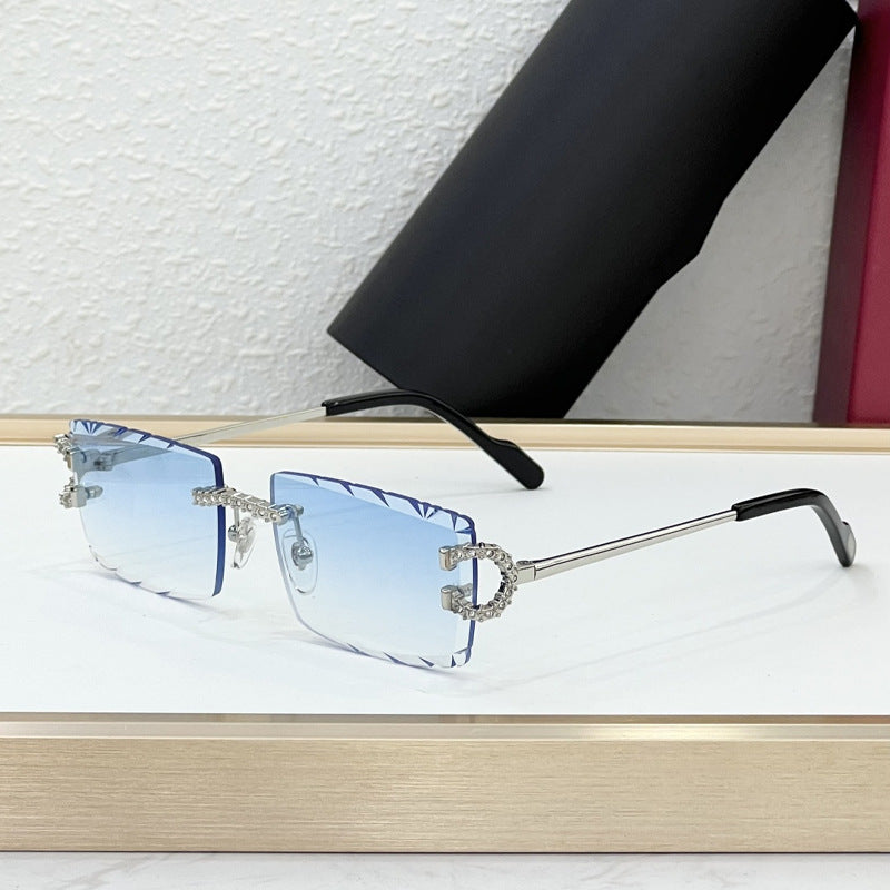 Frameless High-Looking Sunglasses