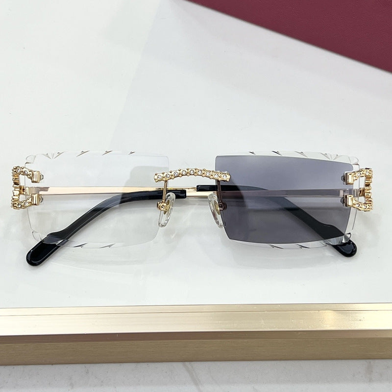 Frameless High-Looking Sunglasses