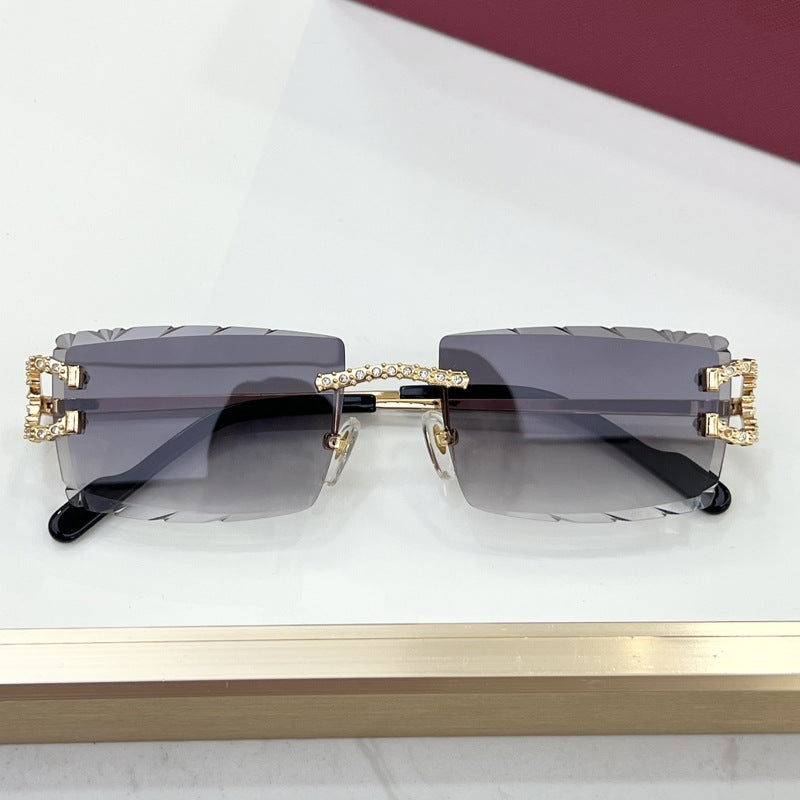 Frameless High-Looking Sunglasses