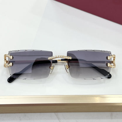 Frameless High-Looking Sunglasses