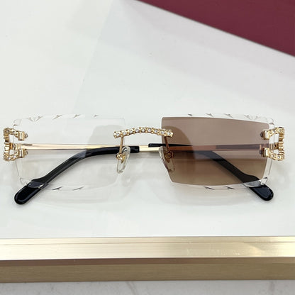 Frameless High-Looking Sunglasses
