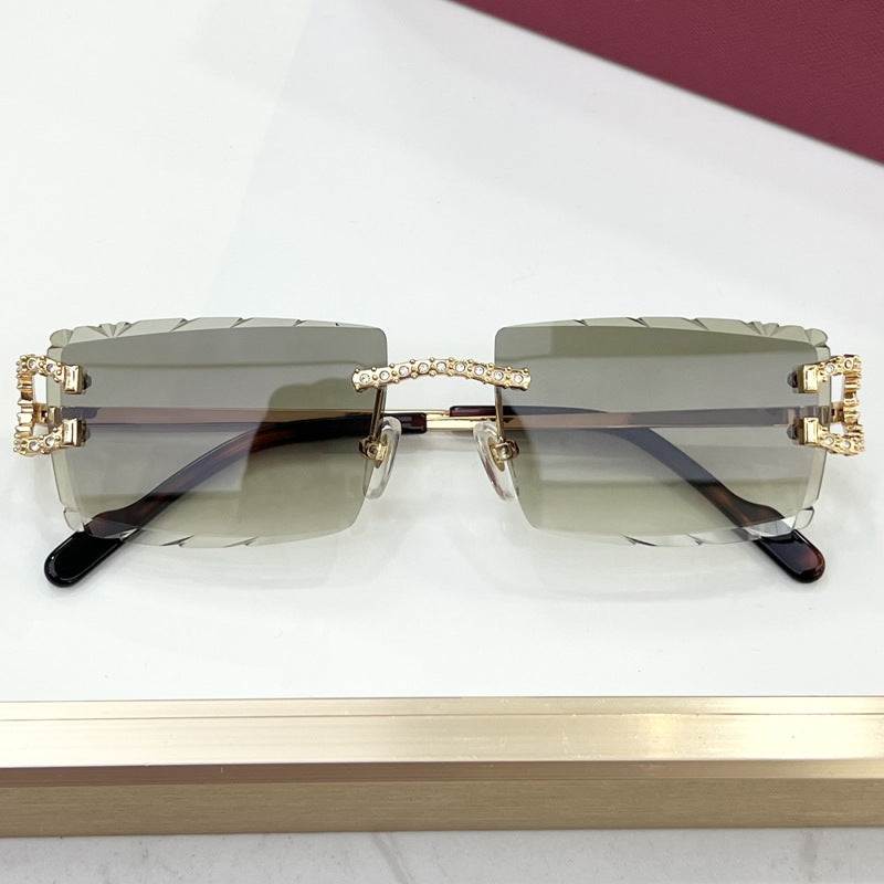 Frameless High-Looking Sunglasses