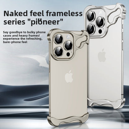 Frameless Metal Phone Case with Lens Protector