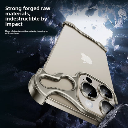 Frameless Metal Phone Case with Lens Protector
