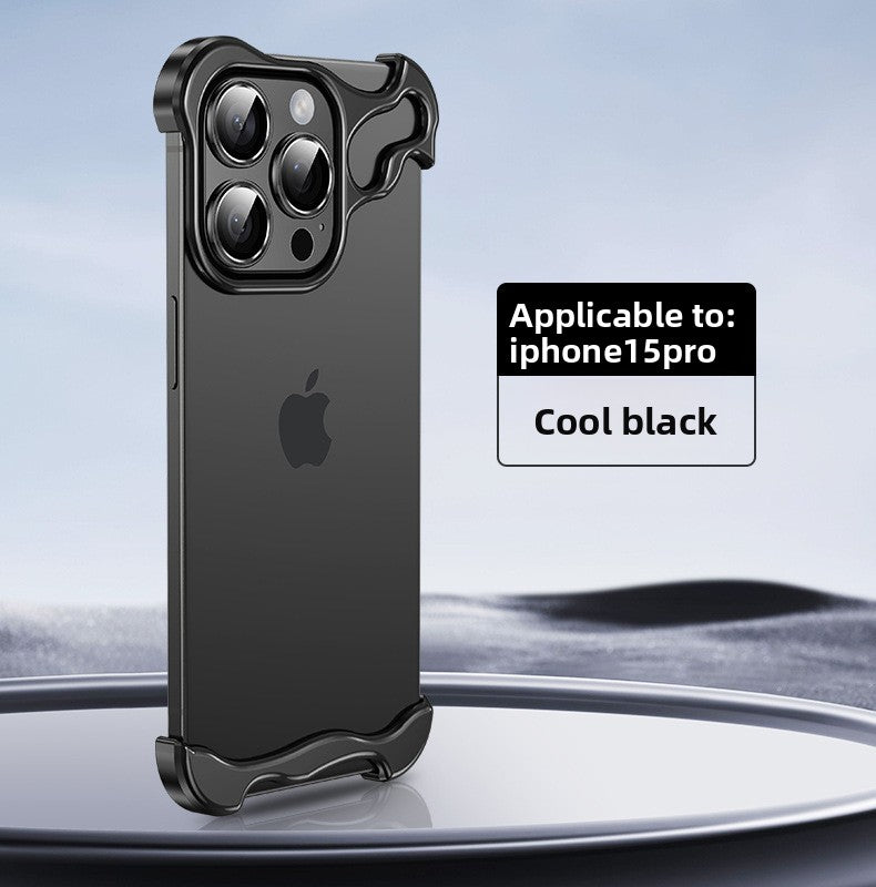 Frameless Metal Phone Case with Lens Protector