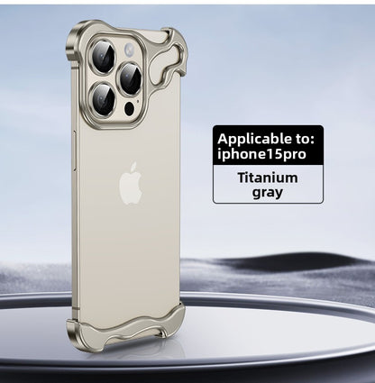 Frameless Metal Phone Case with Lens Protector