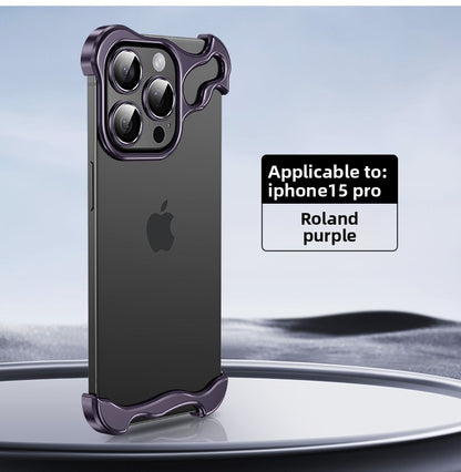 Frameless Metal Phone Case with Lens Protector