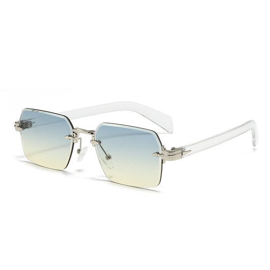 Frameless Square Polarized Sunglasses