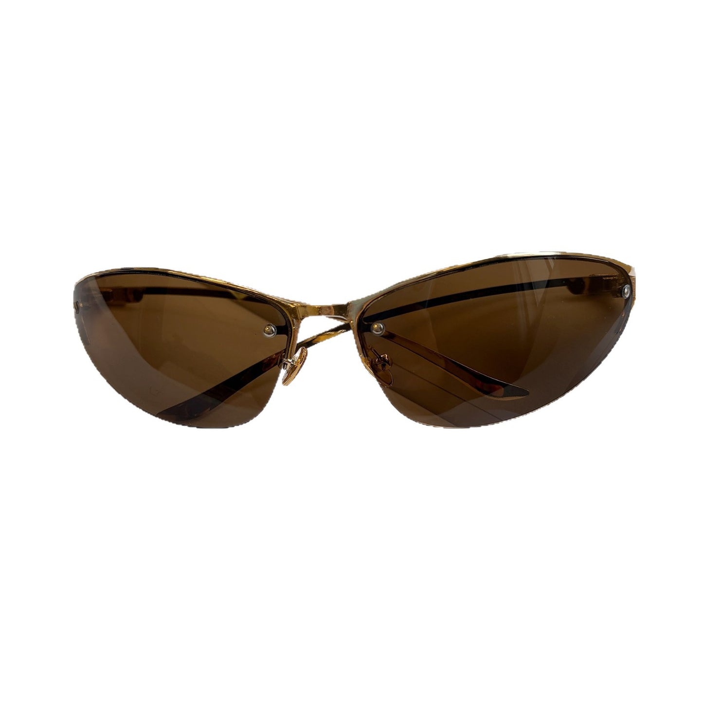 Frameless Tech Retro Sunglasses