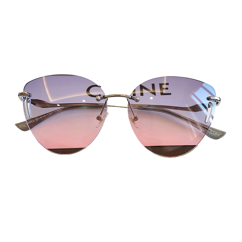 Frameless UV Protection Women Sunglasses Driving Glasses